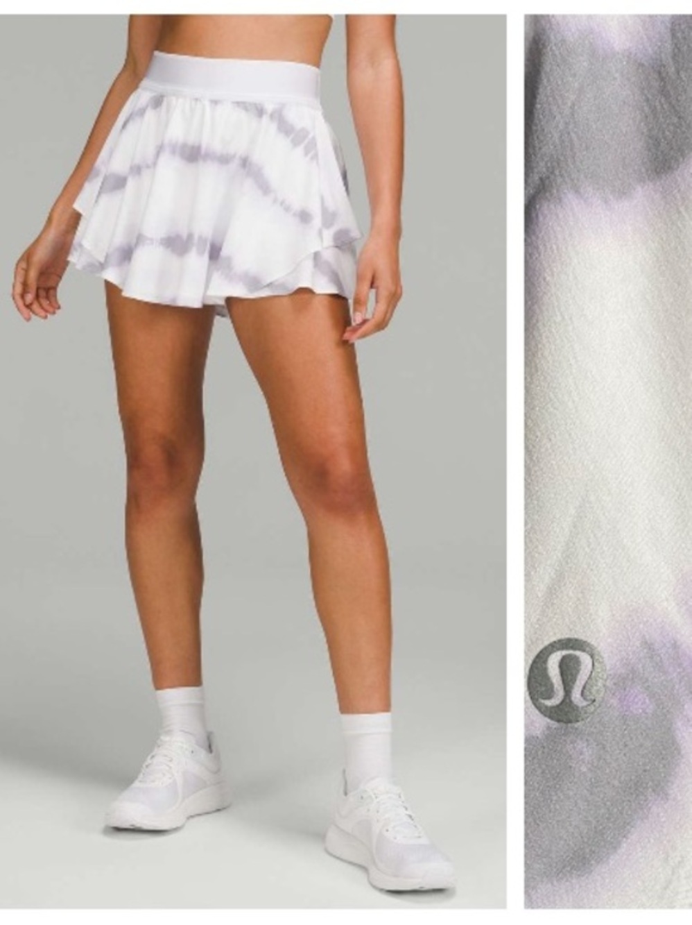 Lululemon Court Rival High-Rise Skirt Skort Transverse Purple Lilac Multi 6